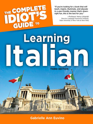 The Complete Idiot's Guide to Learning Italian - ebook